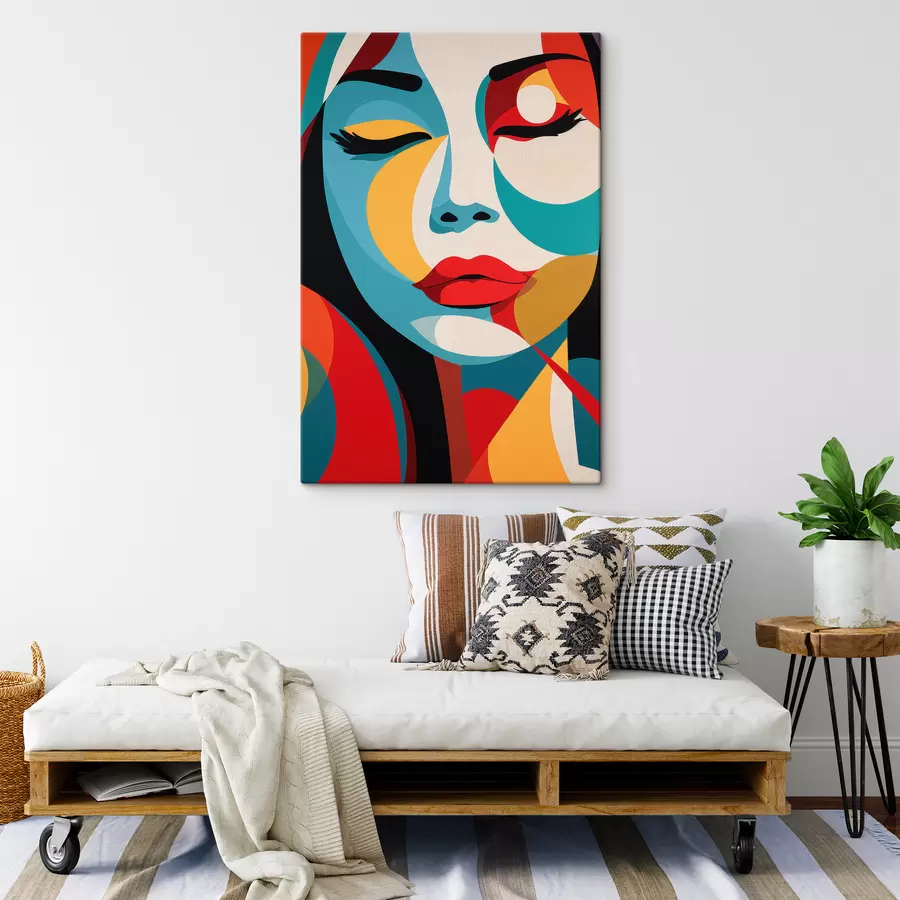 Glezna Abstraktais portrets s48948