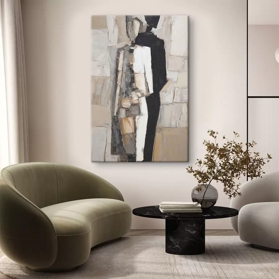 Fototapetes Pāra abstrakti silueti s48924