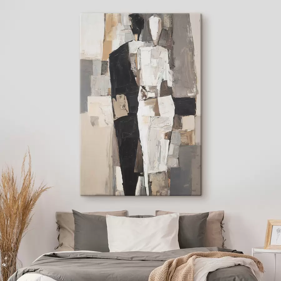 Fototapetes Pāra abstrakti silueti s48925