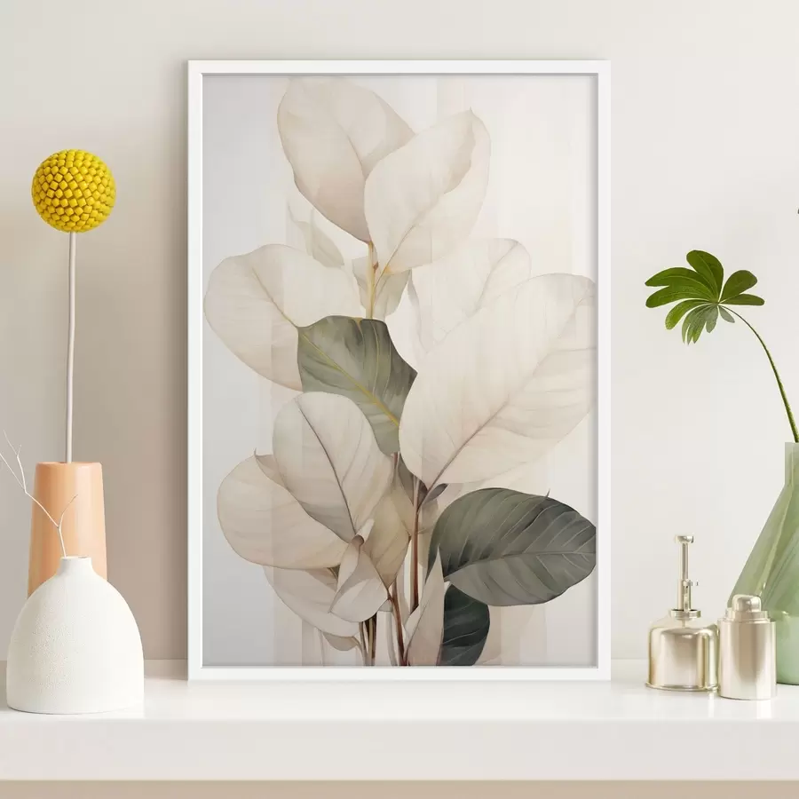 Fototapetes Dekoratīvo augu lapas f49026