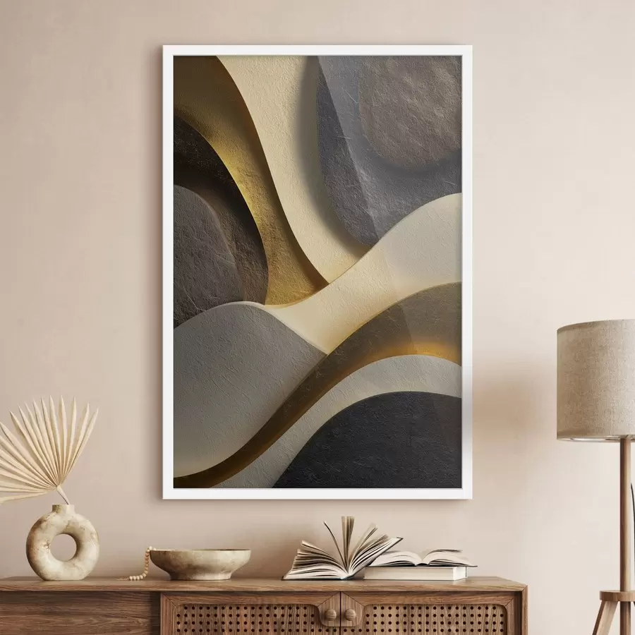 Fototapetes Plūstošas formas f49034