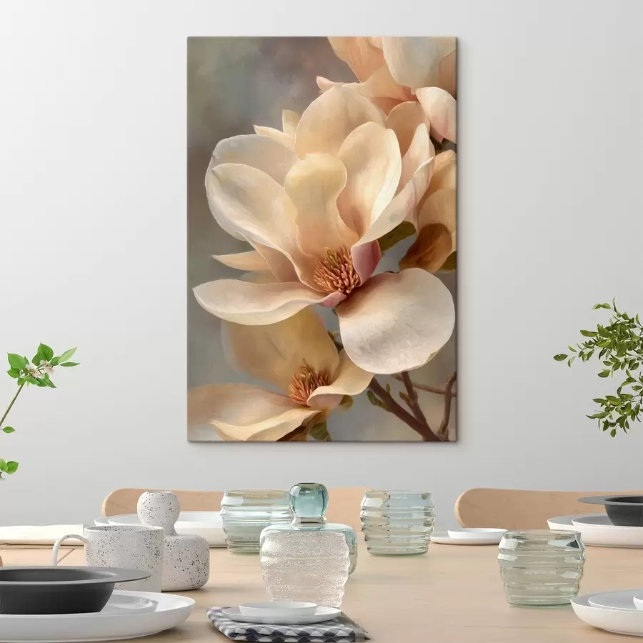 Glezna Magnolijas zieda tuvplāns s49016