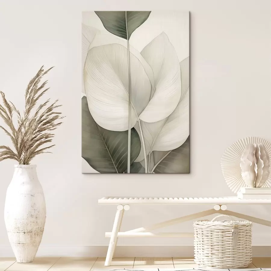 Glezna Botanisko lapu tuvplāns s49027