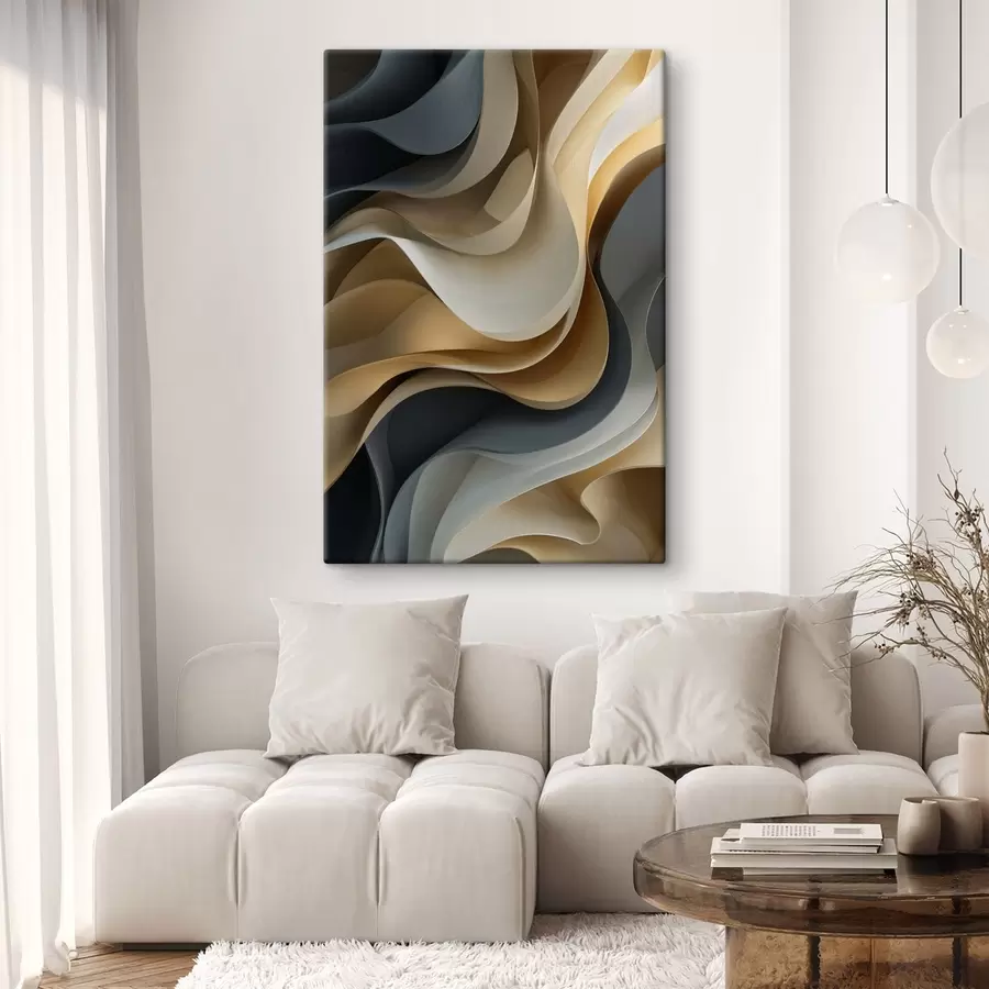 Glezna Abstraktie viļņi s49033