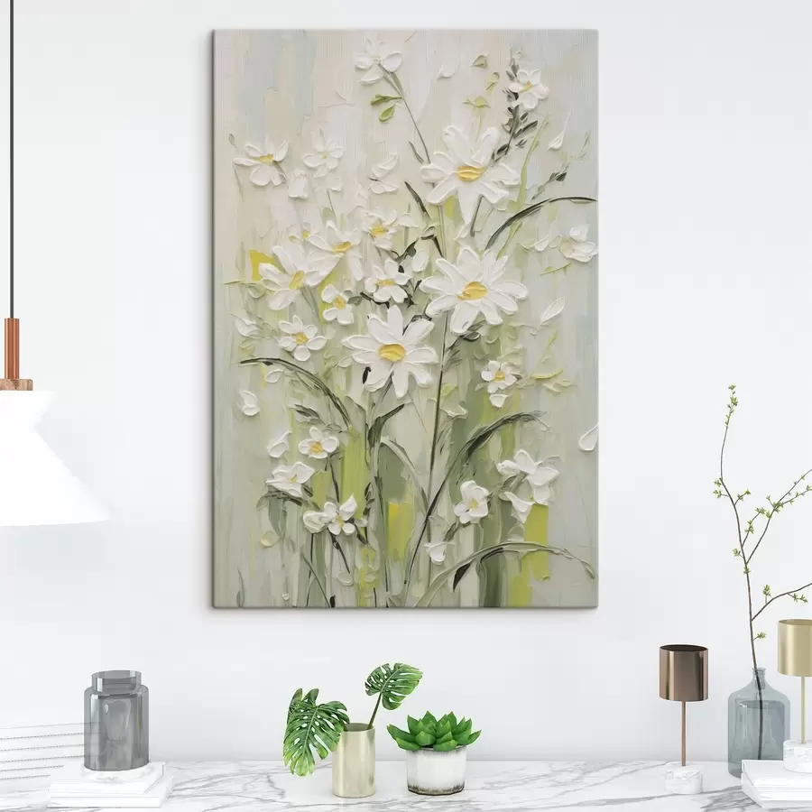 Glezna Margrietiņas imitācija glezniecība s49068