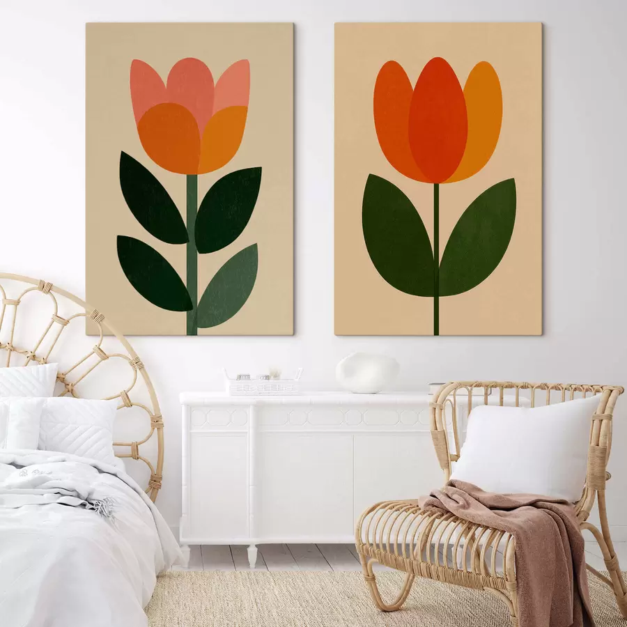 Glezna Skandināvijas tulpes m30501