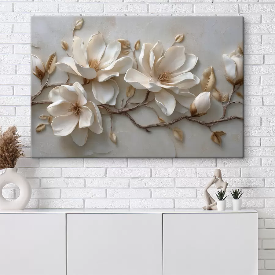 Fototapetes Magnolijas zars s49407