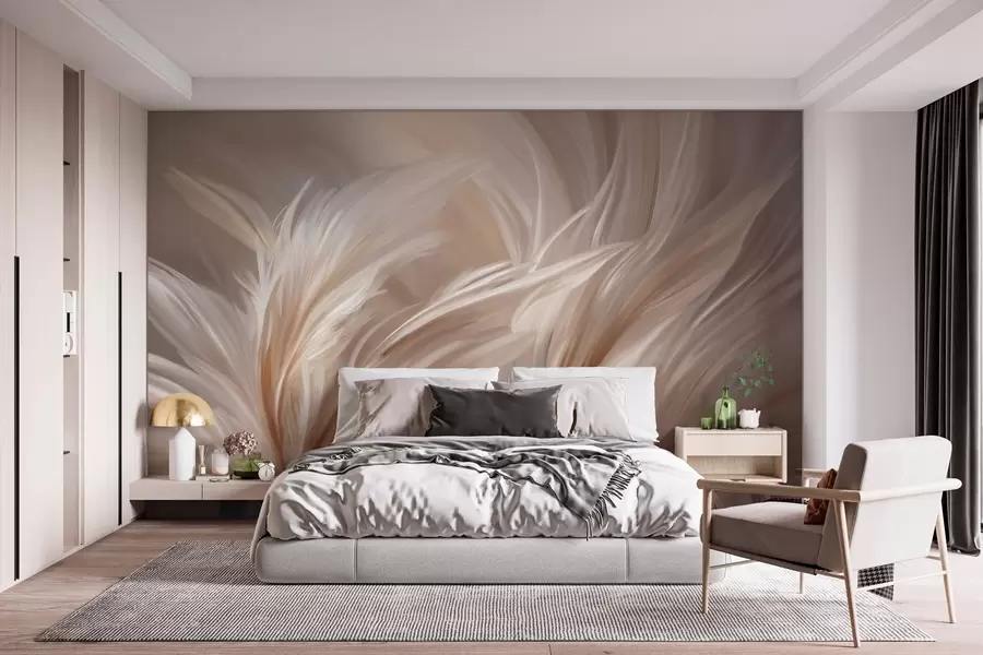 Fototapetes Elegantas spalvas smilškrāsas un brūnos toņos w05658