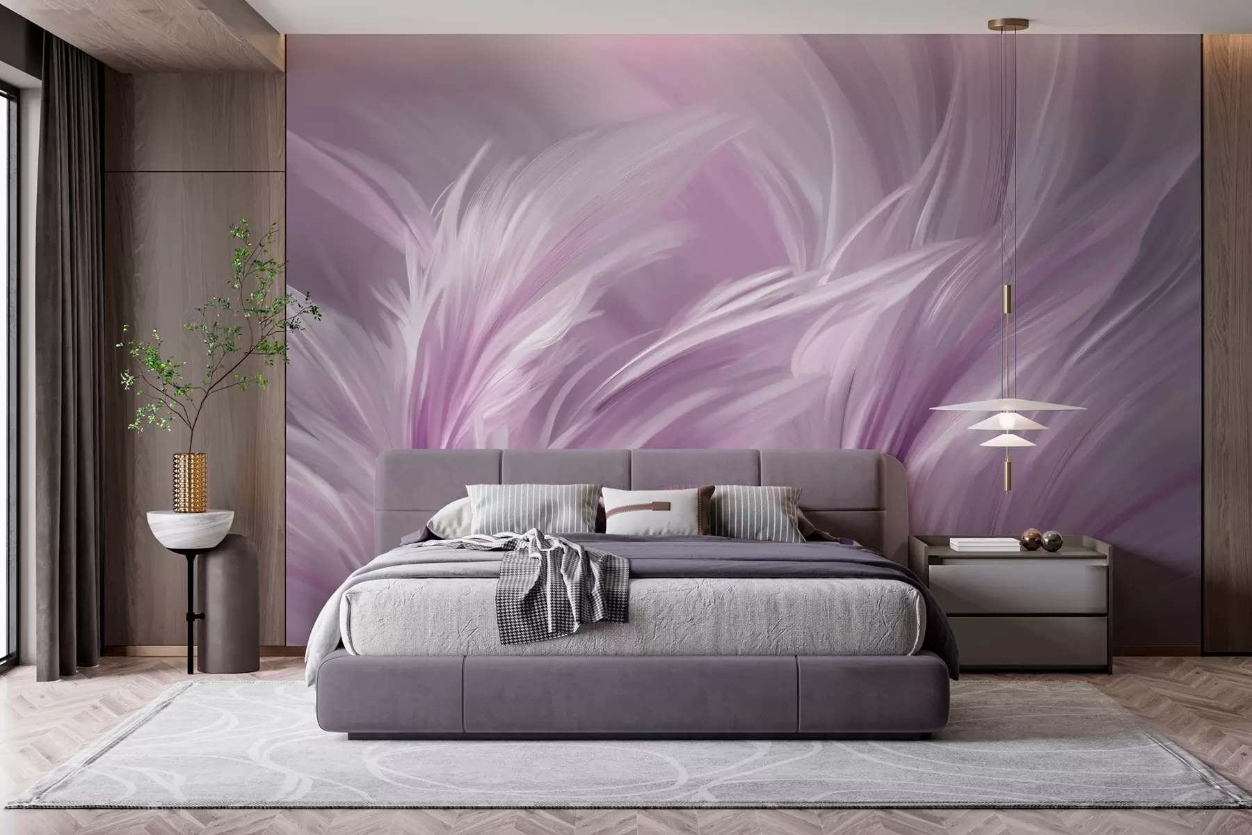 Fototapetes Elegantas spalvas violetos toņos w05658v2
