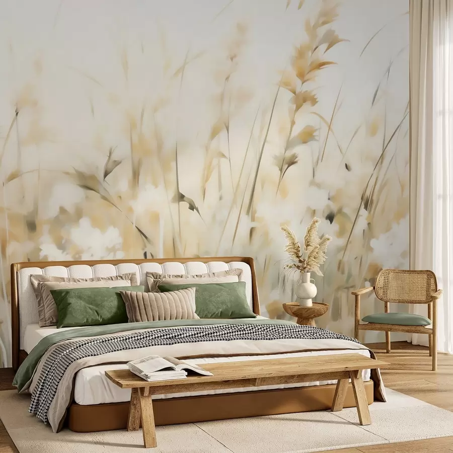 Fototapetes Glezniecības stila zāles imitācija w05669
