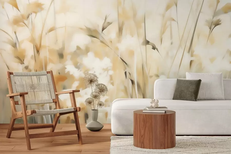 Fototapetes Glezniecības stila zāles imitācija w05669