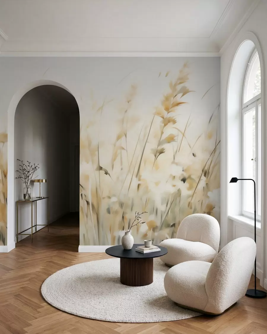 Fototapetes Glezniecības stila zāles imitācija w05669