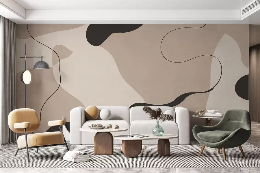 Fototapetes Abstrakta līnija w05654