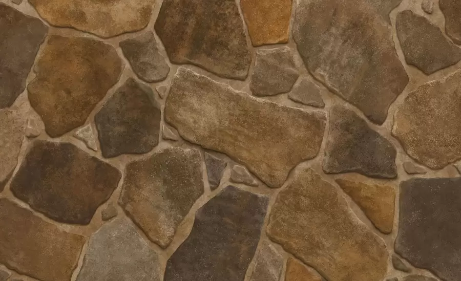 Fototapetes Dabīgā akmens mūra faktūra ar neregulārām formām w05690
