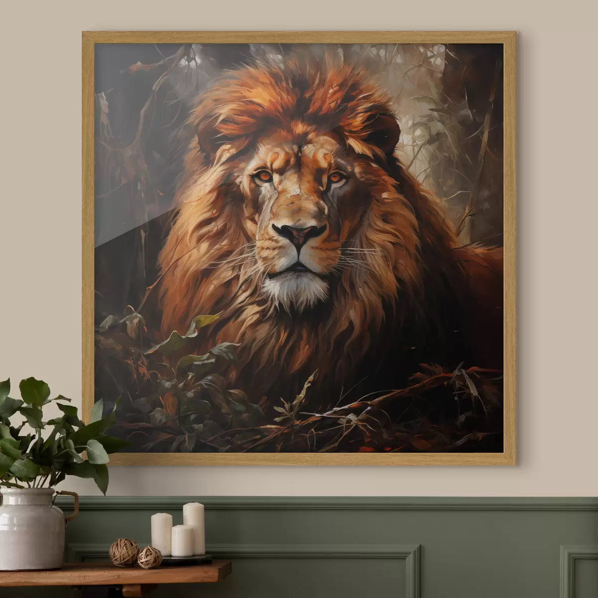 Plakāts Lion f49665