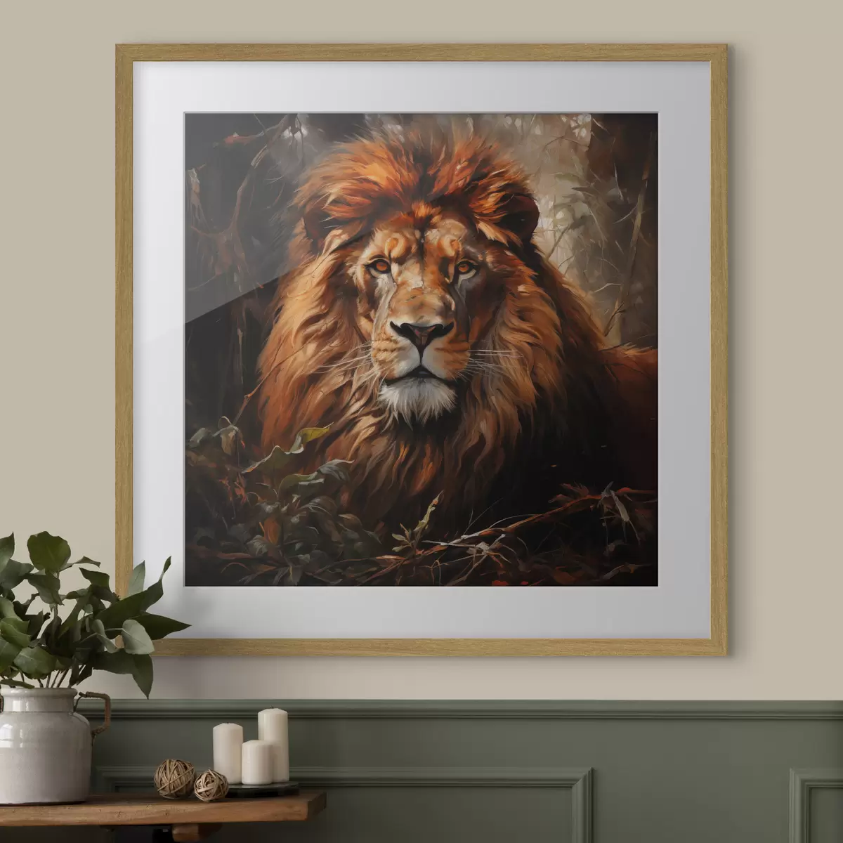 Plakāts Lion f49665
