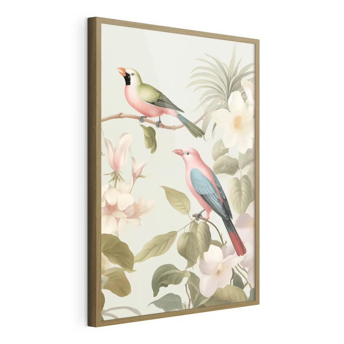 Plakāts Kolibri ziedošā dārzā f49733