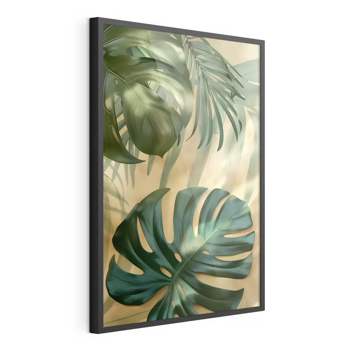 Plakāts Monstera un tropu augu lapas f49552