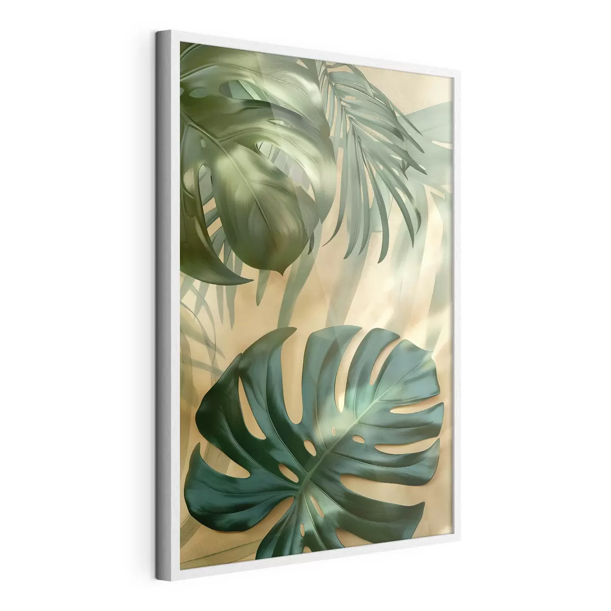 Plakāts Monstera un tropu augu lapas f49552
