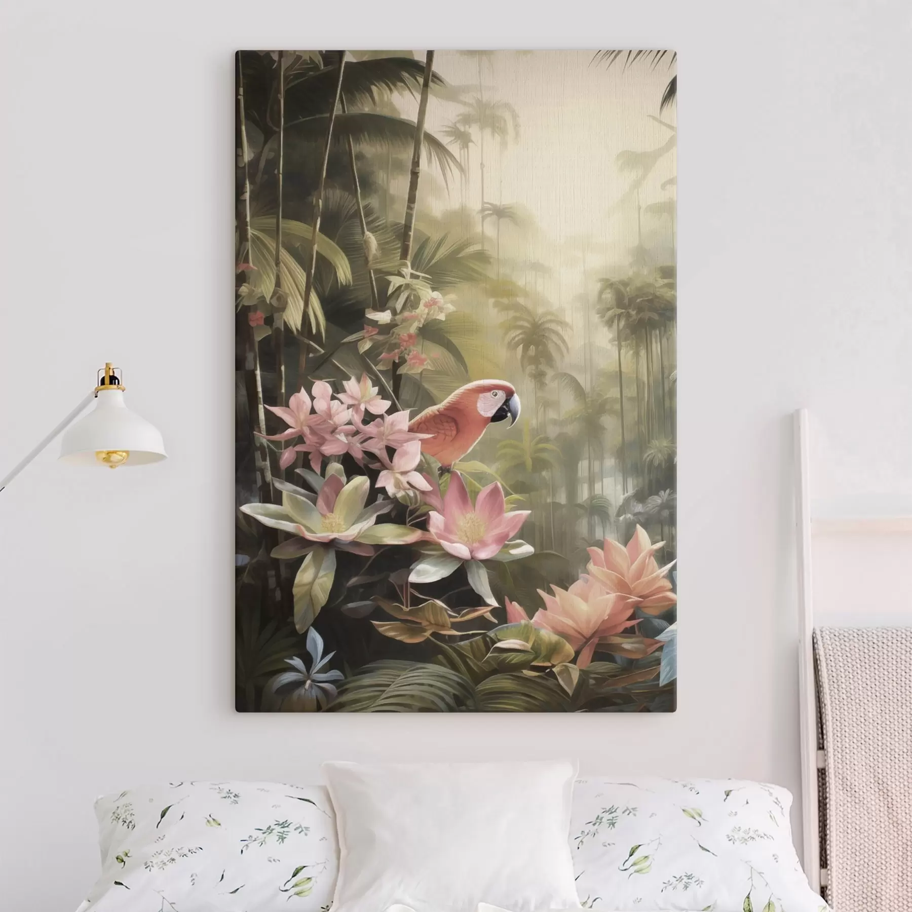 Glezna Flamingo tropikos s50026