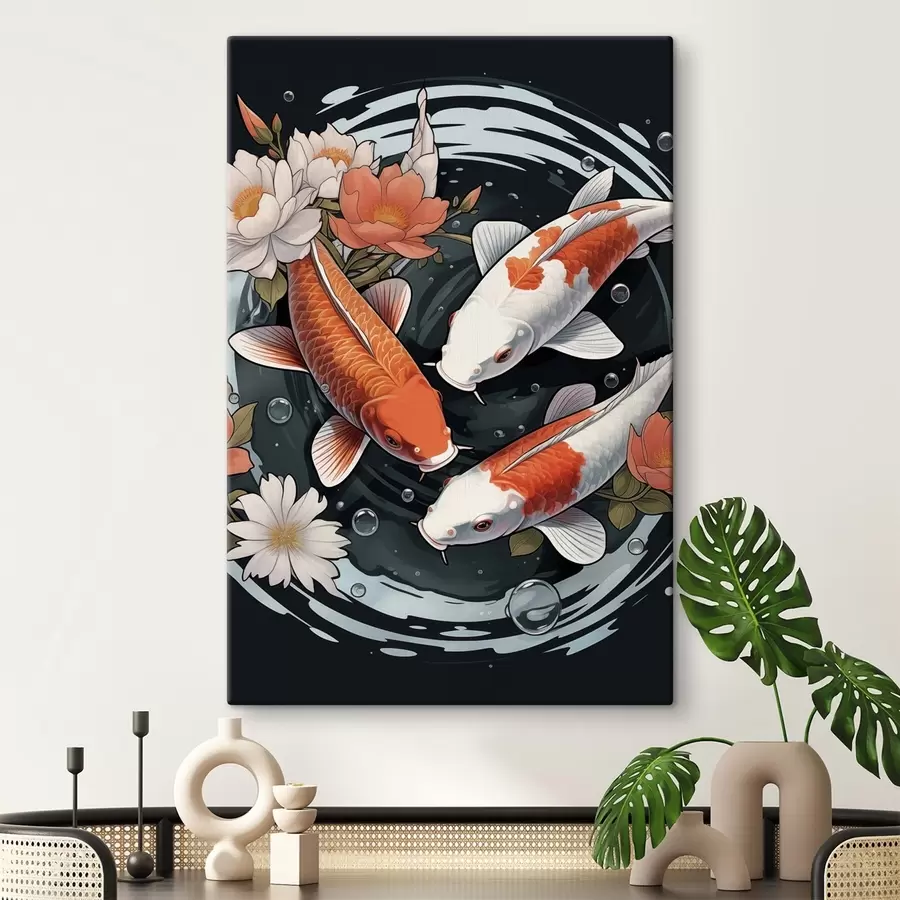 Glezna Koi karpas s50035