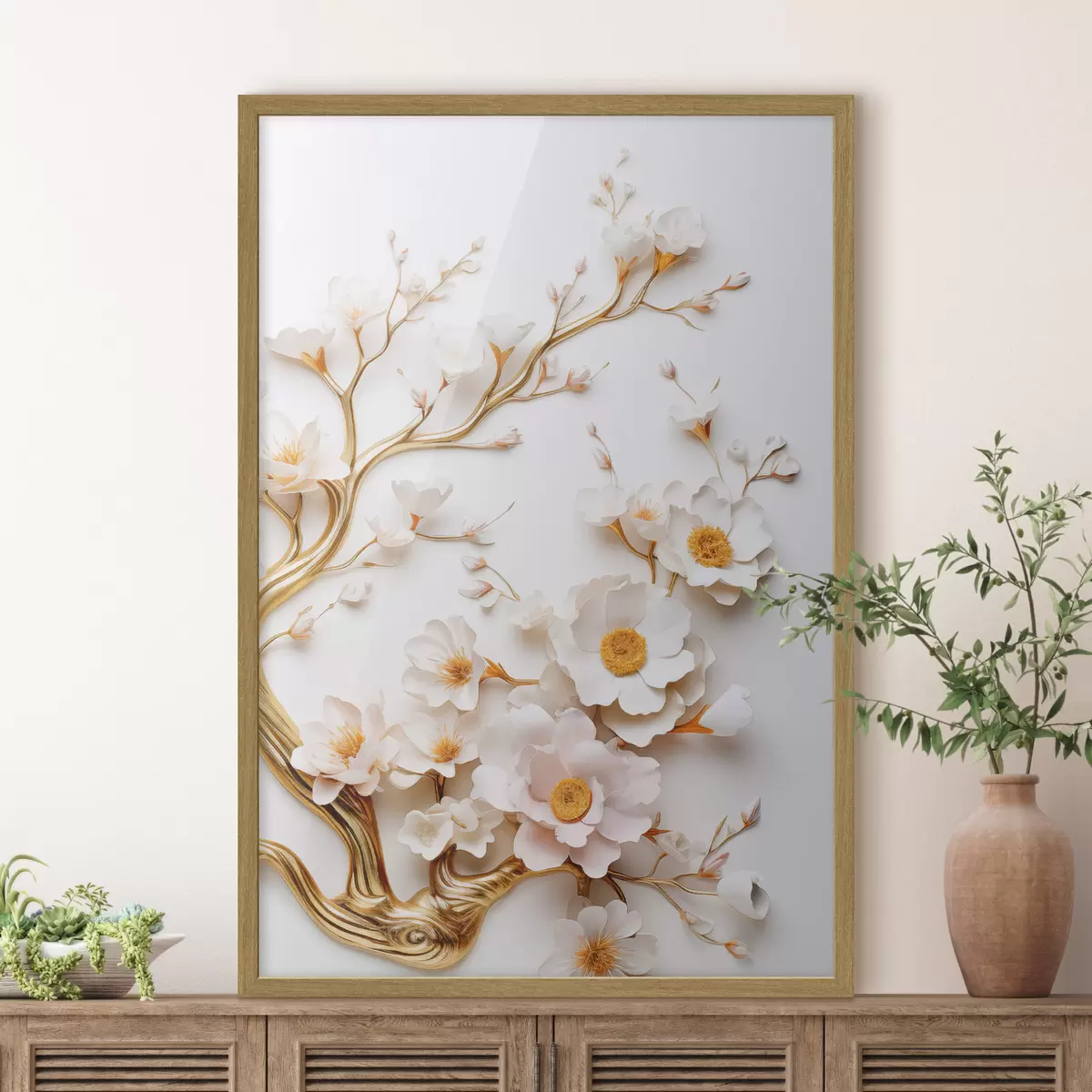 Plakāts Baltās magnolijas f50033