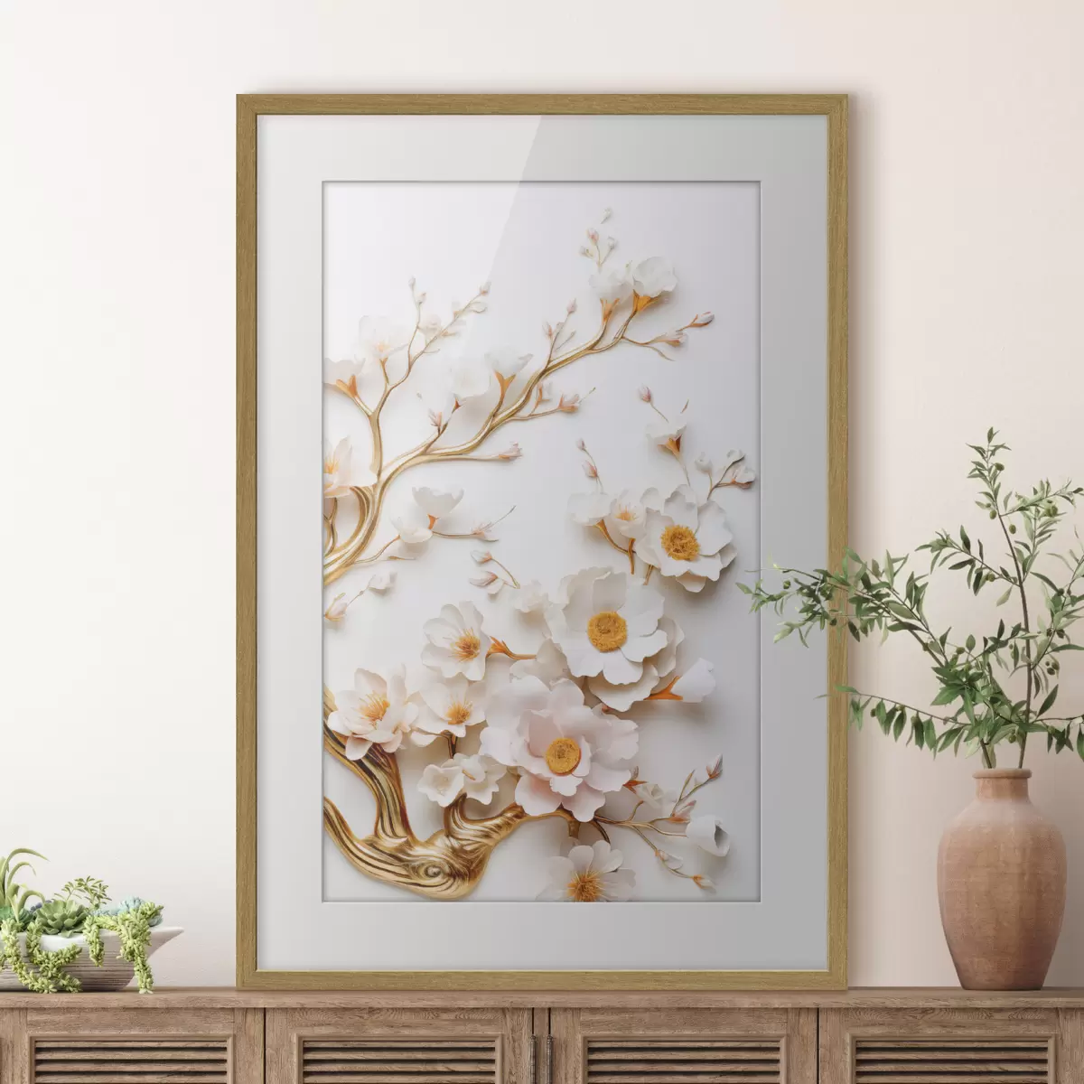 Plakāts Baltās magnolijas f50033