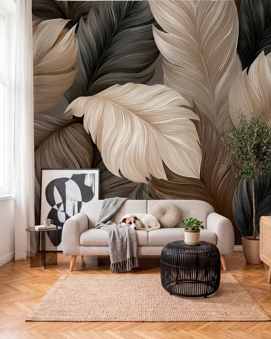 Fototapetes Spalvas sēpijas toņos w05767