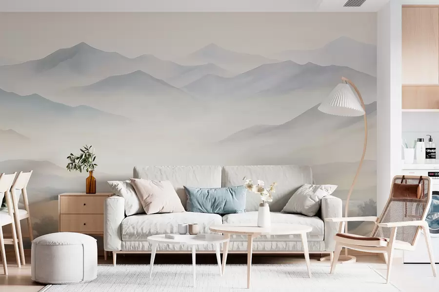 Fototapetes Reljefaina kalnu ainava w05834