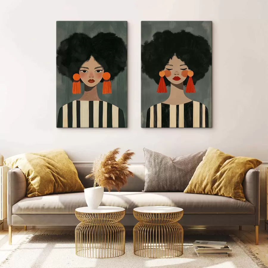 Fototapetes Afro meitenes m30882