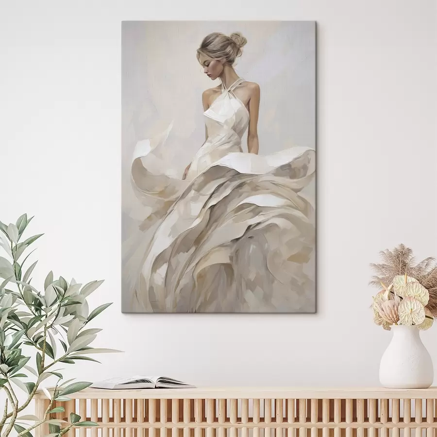 Glezna Meitene kleitā s50658