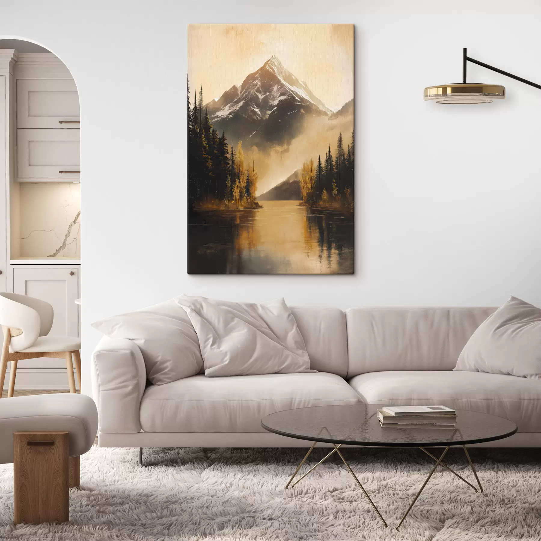 Glezna Kalnu ezers s50688
