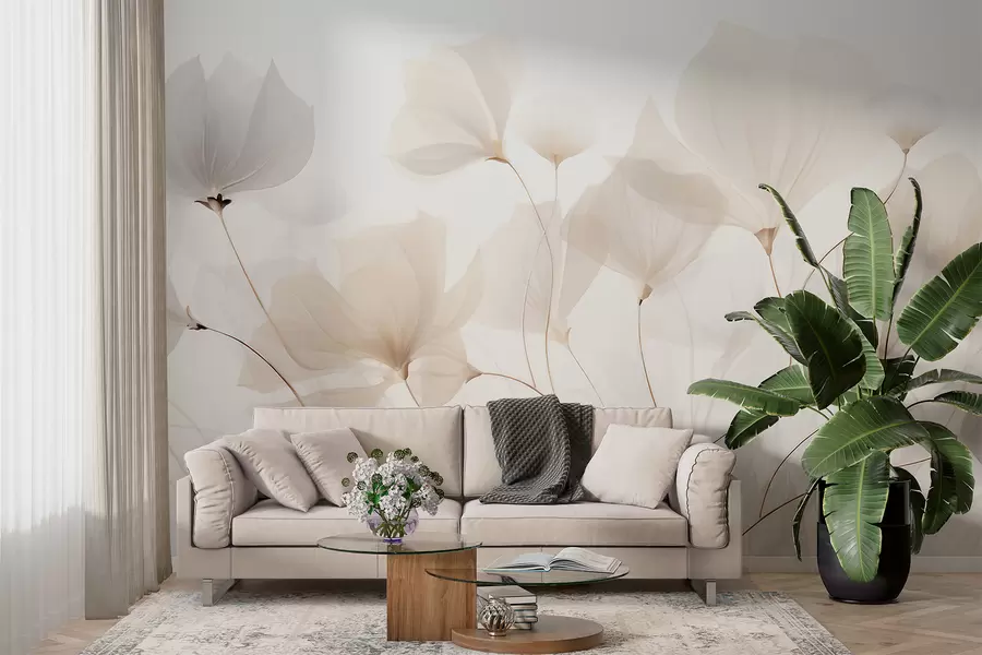 Fototapetes Fantāzijas ziedi w05293