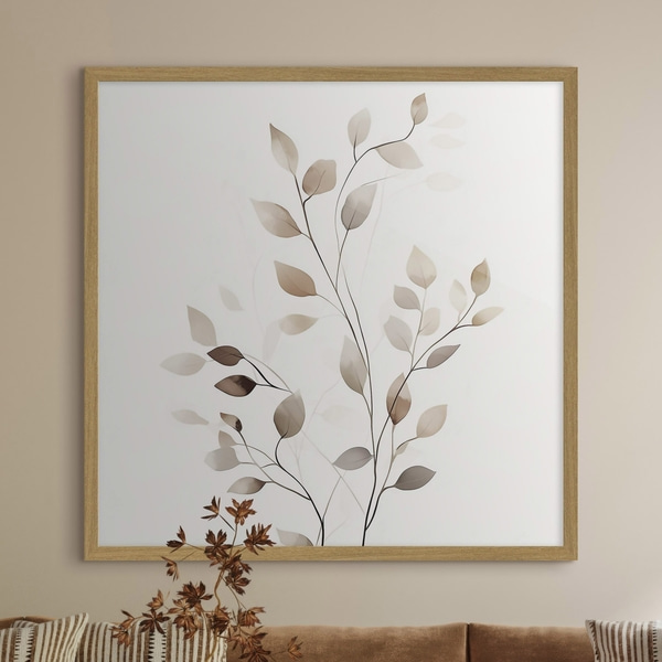 Plakāts Elegants grafiskais zariņš, Plakāti minimālisms, f50763wo : Uwalls