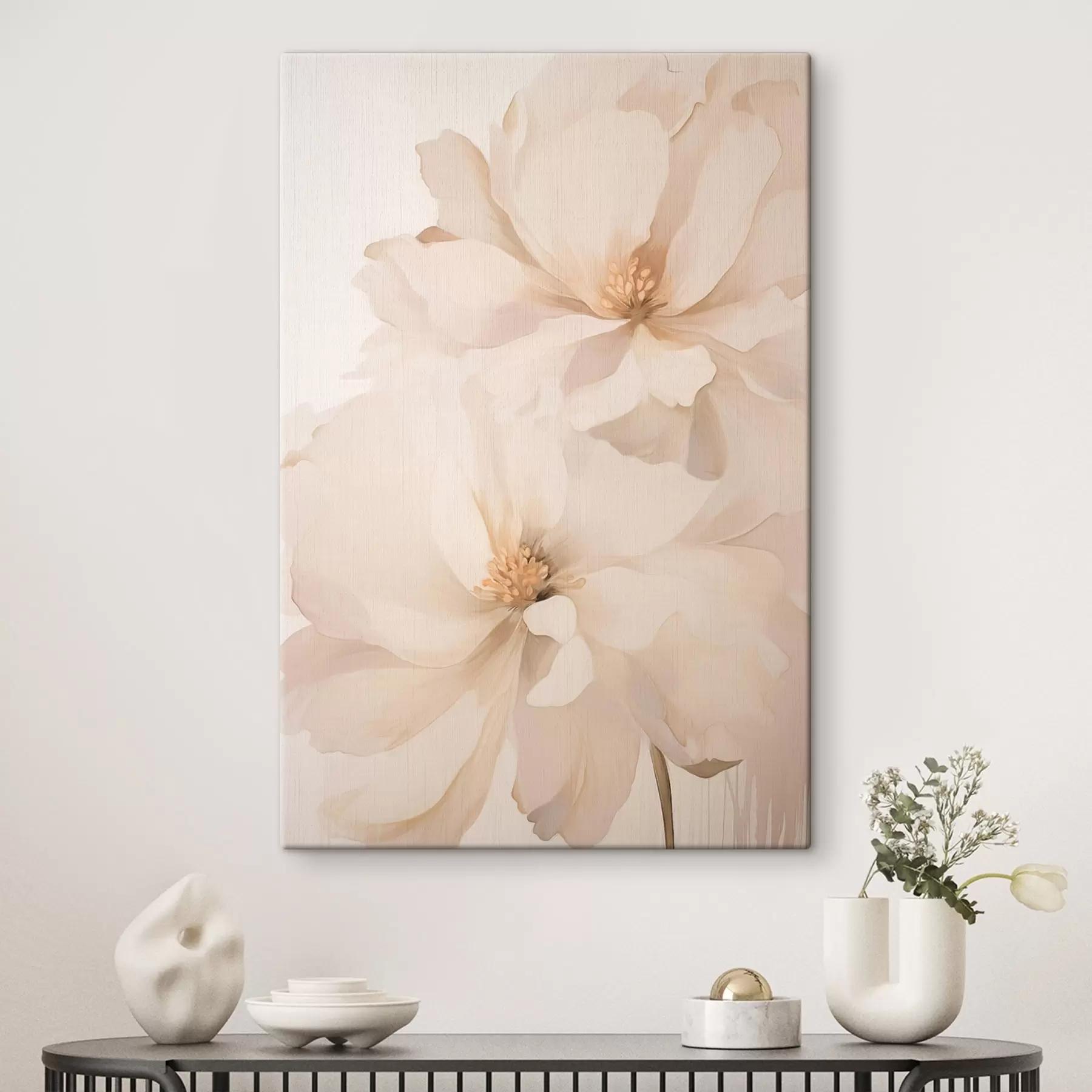 Glezna Maigā krēmkrāsas peonija s50910