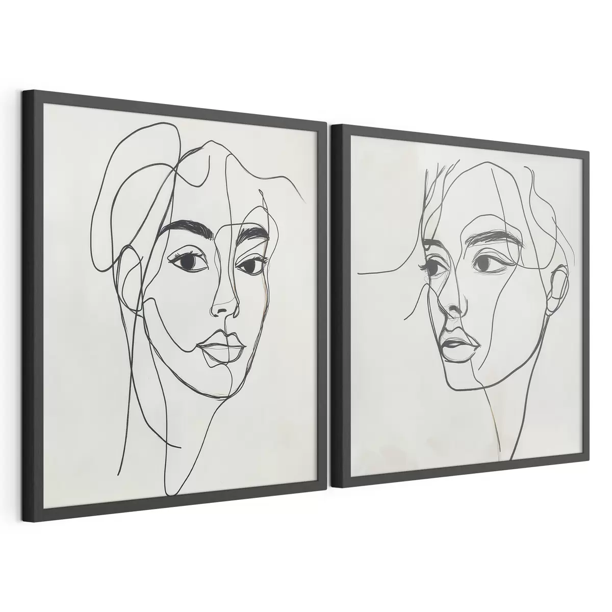 Plakāts Lineāras abstraktas sejas d31069