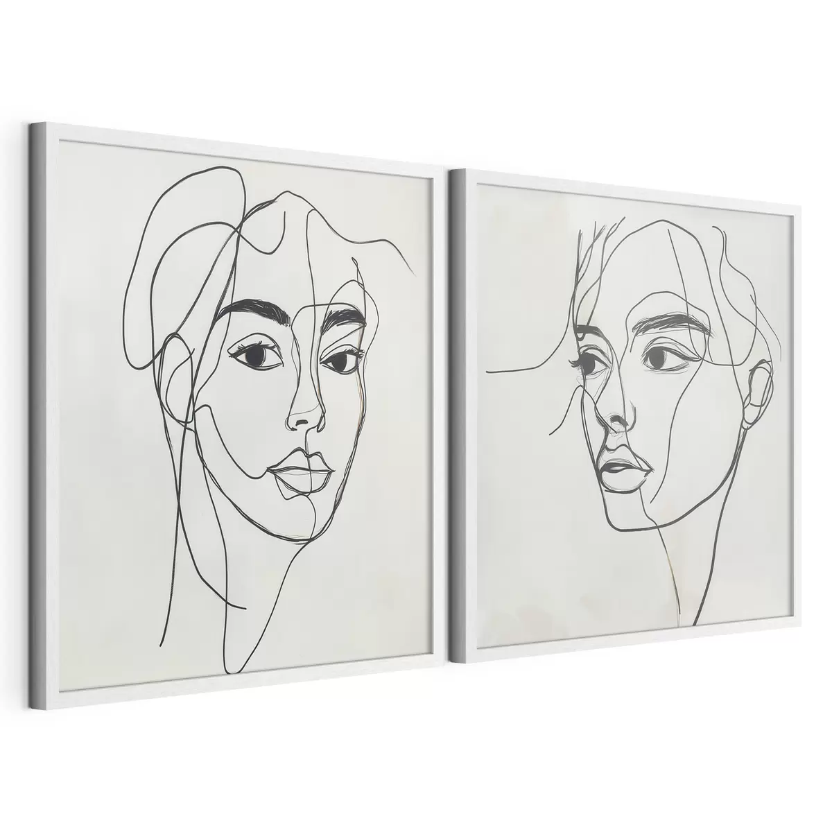 Plakāts Lineāras abstraktas sejas d31069