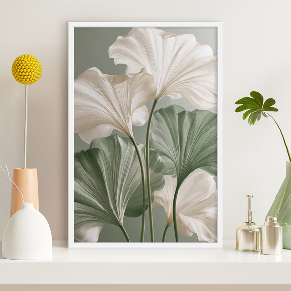 Plakāts Delikātas lapas, Plakāti daba, f50867wh : Uwalls