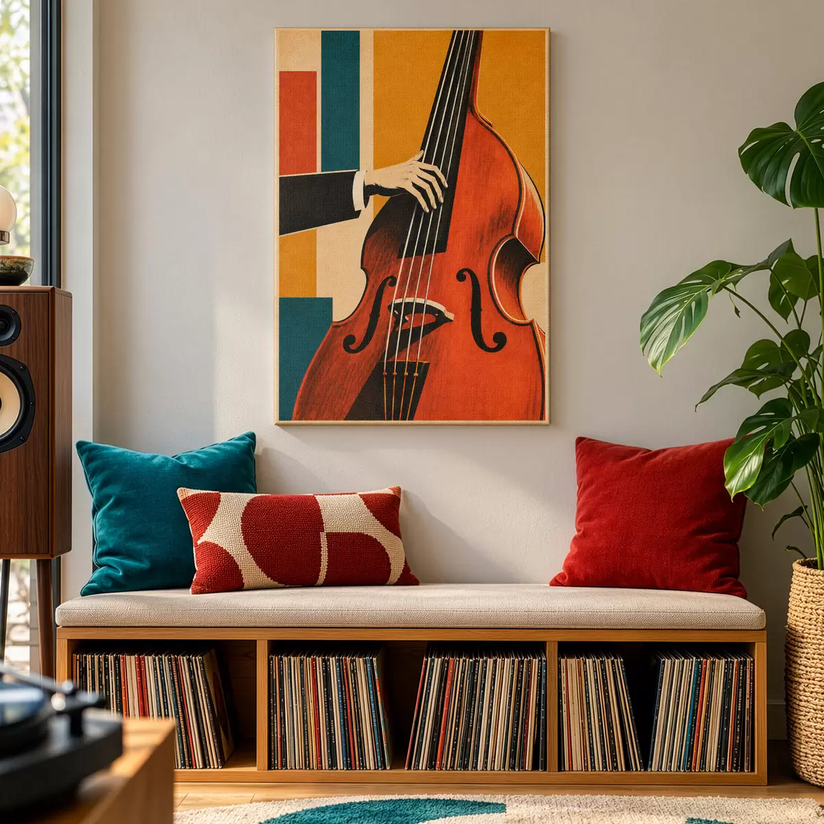 Glezna Eleganta roka, kas spēlē mūzikas instrumentu s50926