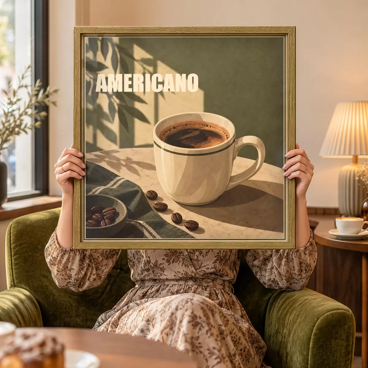 Plakāts Izbaudiet šo brīdi kopā ar Americano f50872