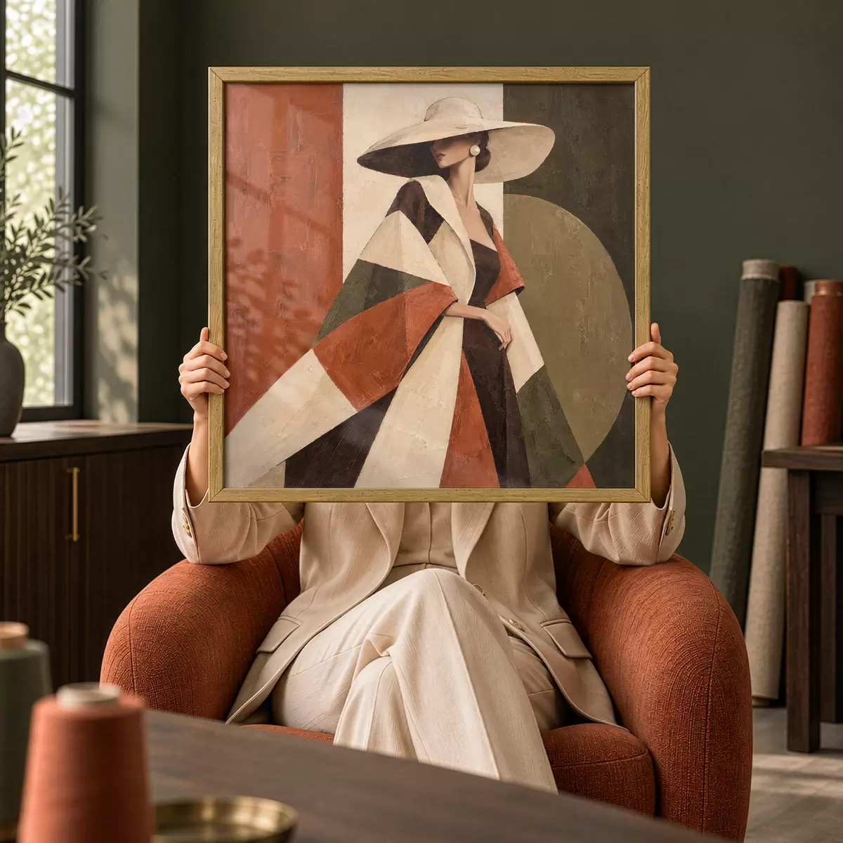 Plakāts Šiks elegance spilgtās krāsās f50879