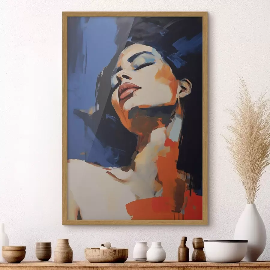 Fototapetes Guļoša meitene, gleznas reprodukcija f51139