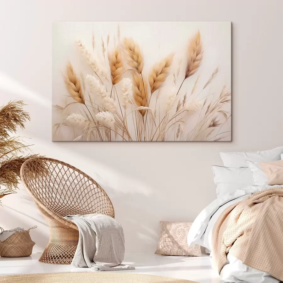 Fototapetes Pūkaina pampas zāle ekostilā s51093