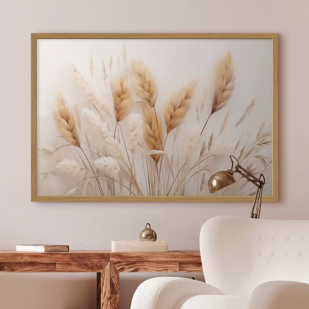 Plakāts Pūkaina pampas zāle ekostilā f51093