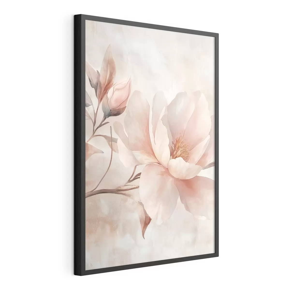 Plakāts Pūderkrāsas peonija ar pumpuru f51097