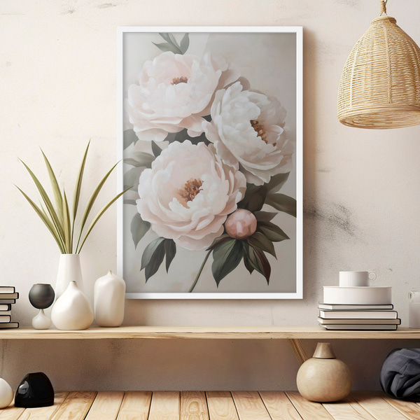 Plakāts Peonijas, Plakāti buferi, f51154wh : Uwalls