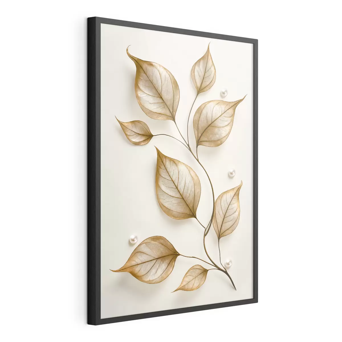 Plakāts Eleganta augu zaru kompozīcija f50866