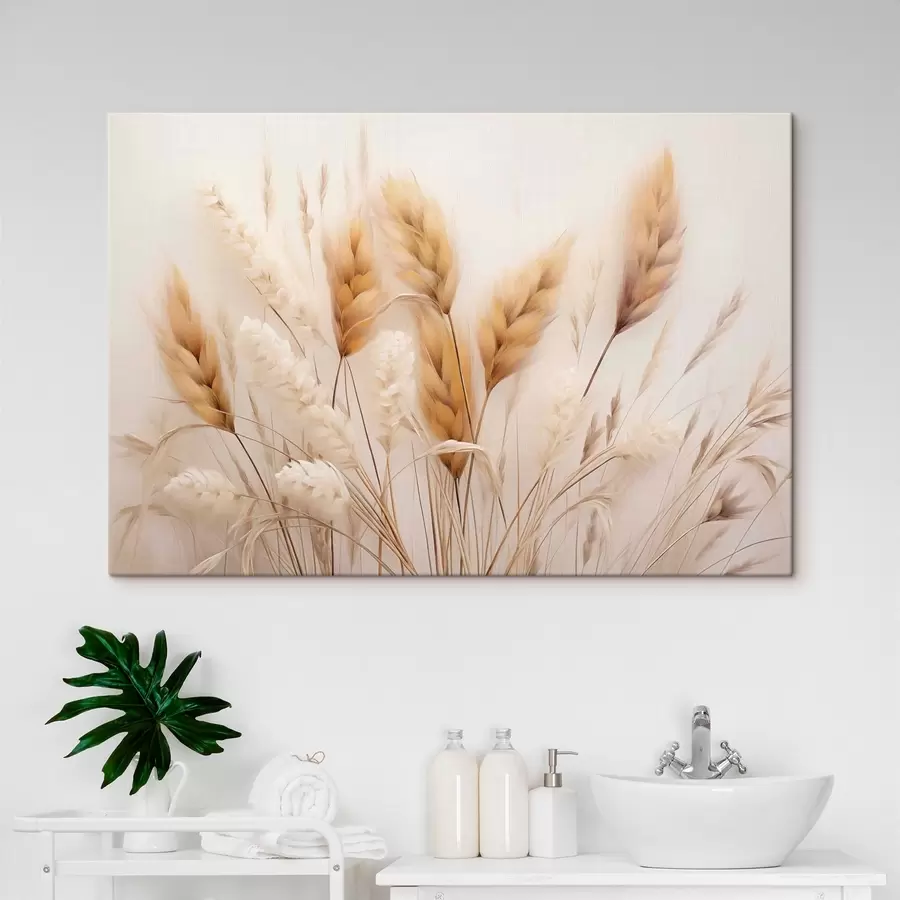 Glezna Pūkaina pampas zāle ekostilā s51093