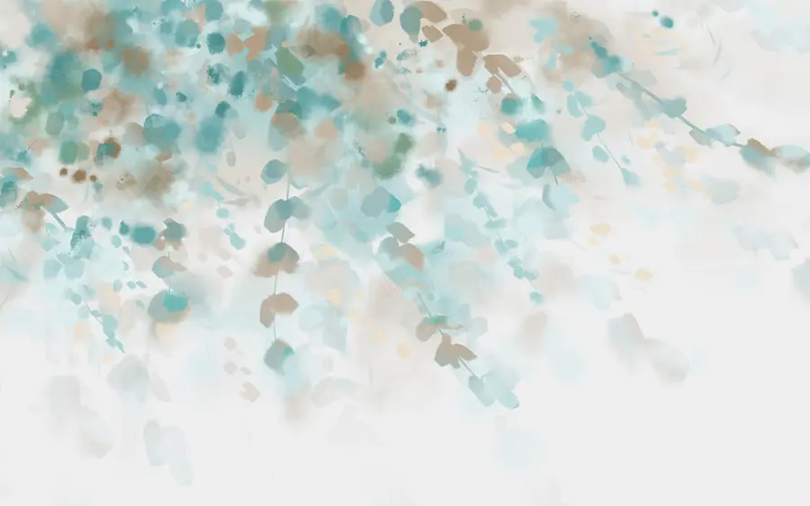 Fototapetes Akvareļu lapas u34275