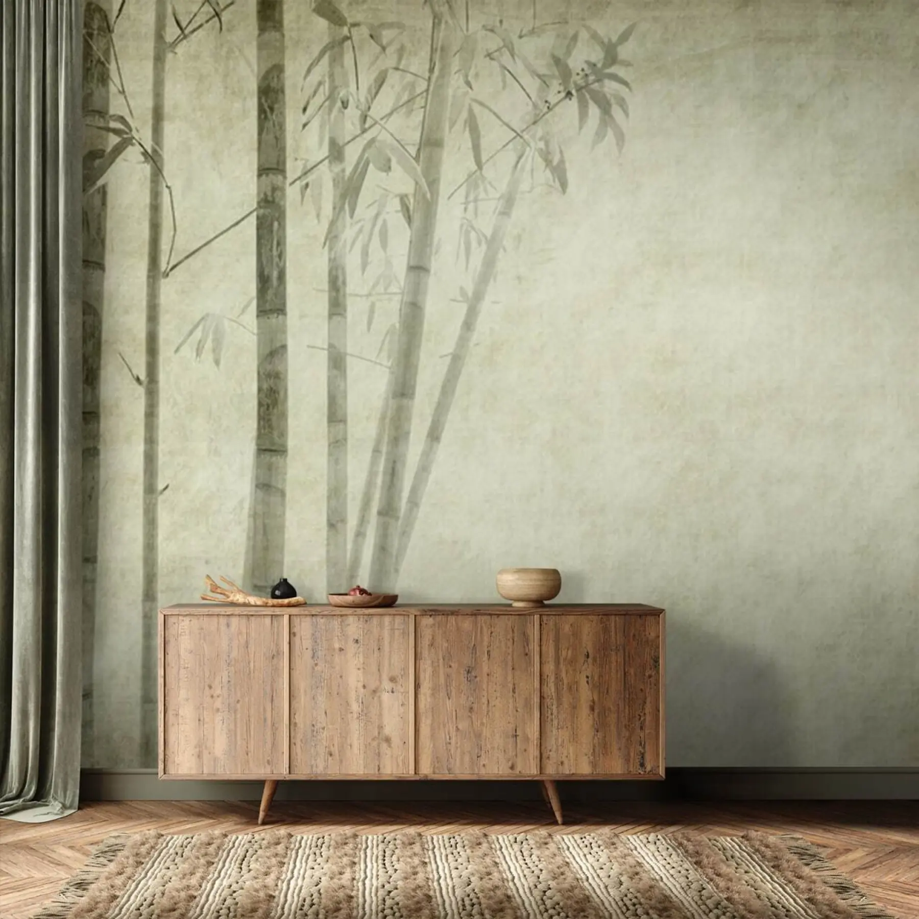 Fototapetes Minimālisms Bambuss u72564